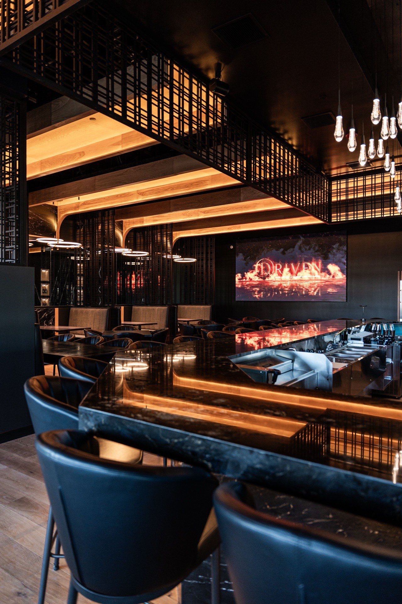 Inside the dining room at Driven Steakhouse — photo 3